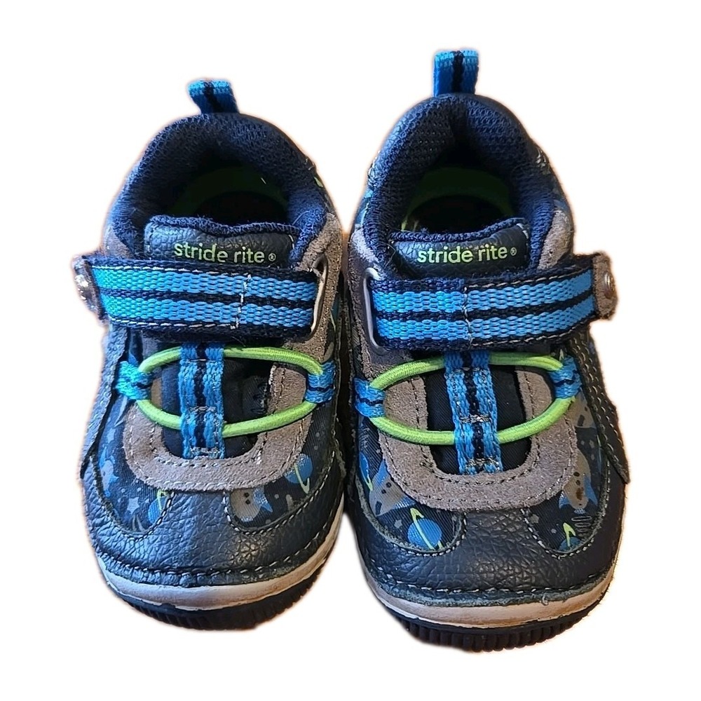 Stride‎ Rite Sneakers Infant Size 4w Slipon With Stape